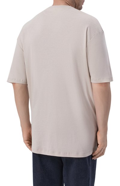 Футболка из хлопка и лиоцелла PAUL&SHARK, арт. 25411026_001, фото 4