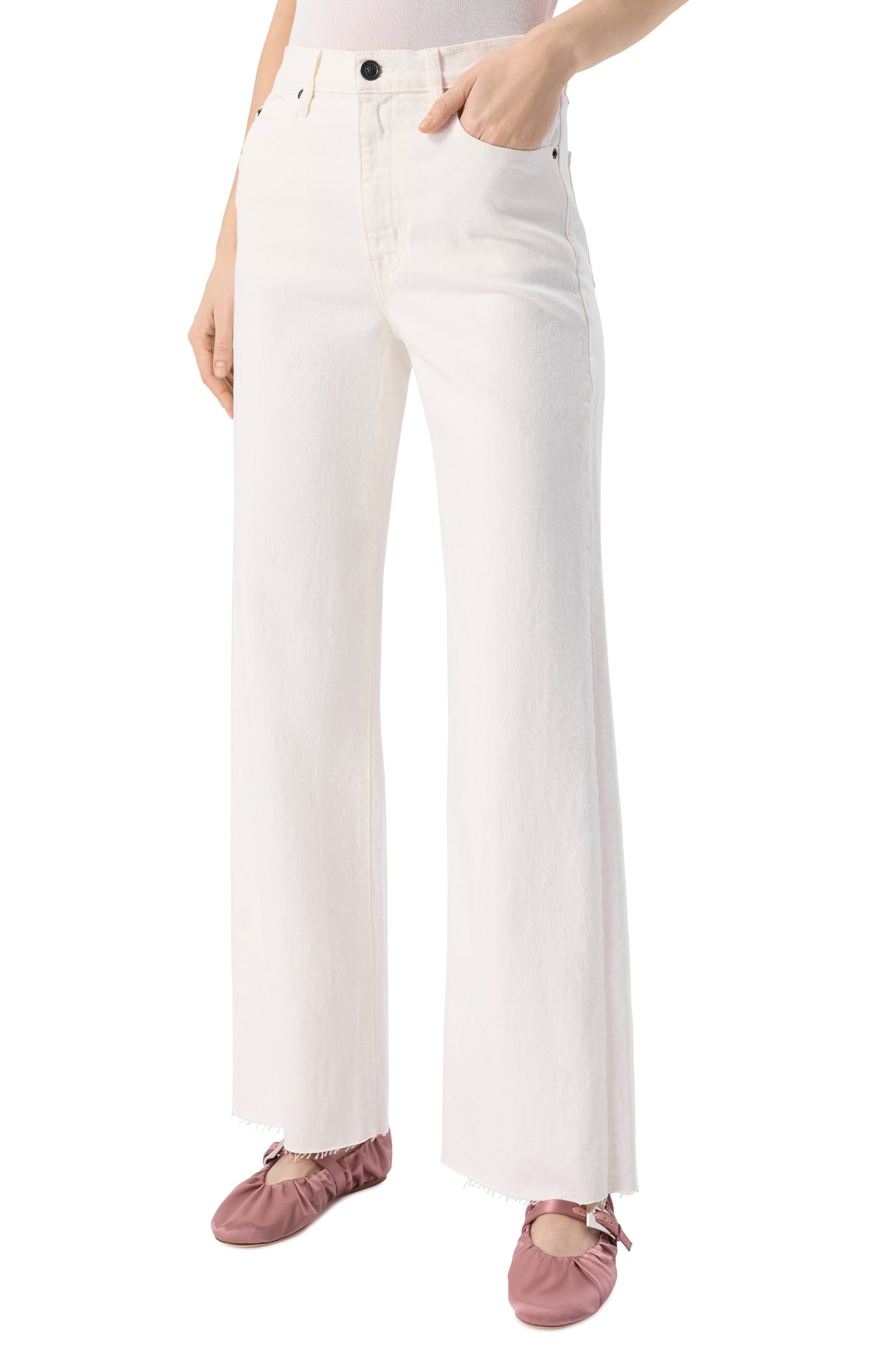 Джинсы grace crop SLVRLAKE, арт. GRCJ701PWHTE, фото 3