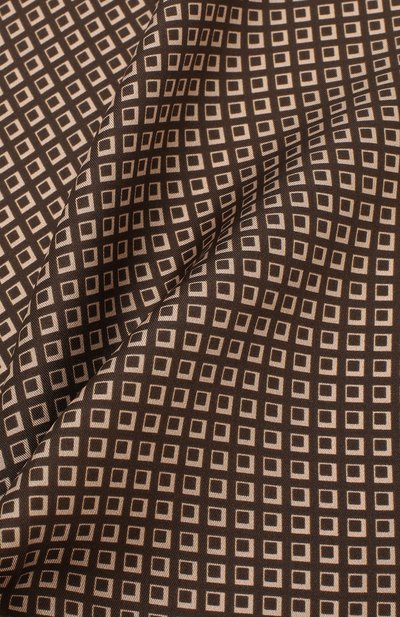 Шелковый платок TOM FORD коричневого цвета по цене 18150 руб., арт. 6TF93/TF312, фото 2 Шелковый платок TOM FORD, арт. 6TF93/TF312, фото 2