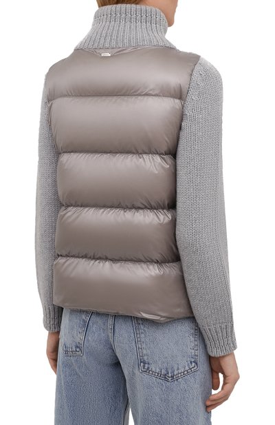 Пуховая куртка HERNO серого цвета по цене 62100 руб., арт. MP002DR/70037, фото 4 Пуховая куртка HERNO, арт. MP002DR/70037, фото 4