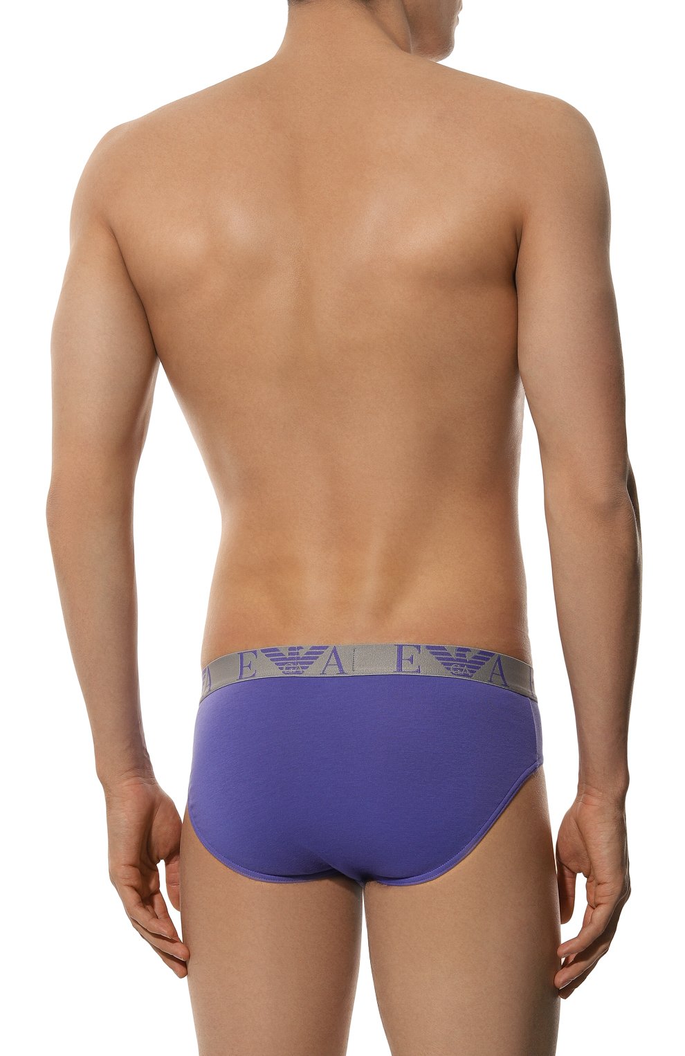 Комплект из трех брифов EMPORIO ARMANI разноцветного цвета по цене 6155 руб., арт. 111734/4R715, фото 3 Комплект из трех брифов EMPORIO ARMANI, арт. 111734/4R715, фото 3