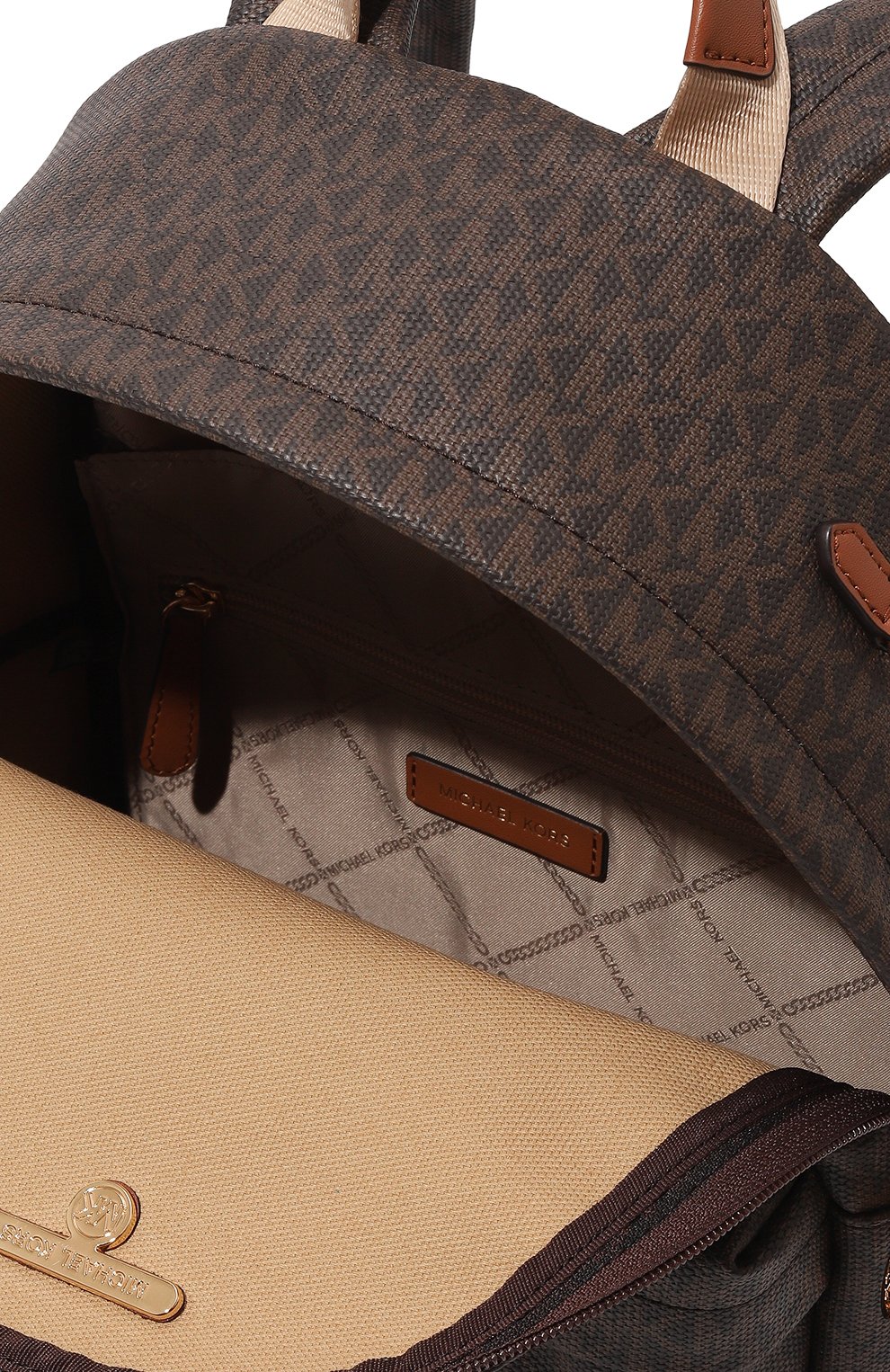 Рюкзак slater medium MICHAEL MICHAEL KORS коричневого цвета по цене 33500 руб., арт. 30T0G04B6B, фото 5 Рюкзак slater medium MICHAEL MICHAEL KORS, арт. 30T0G04B6B, фото 5