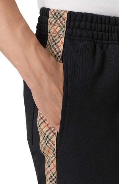 Хлопковые джоггеры BURBERRY, арт. 8110791, фото 5