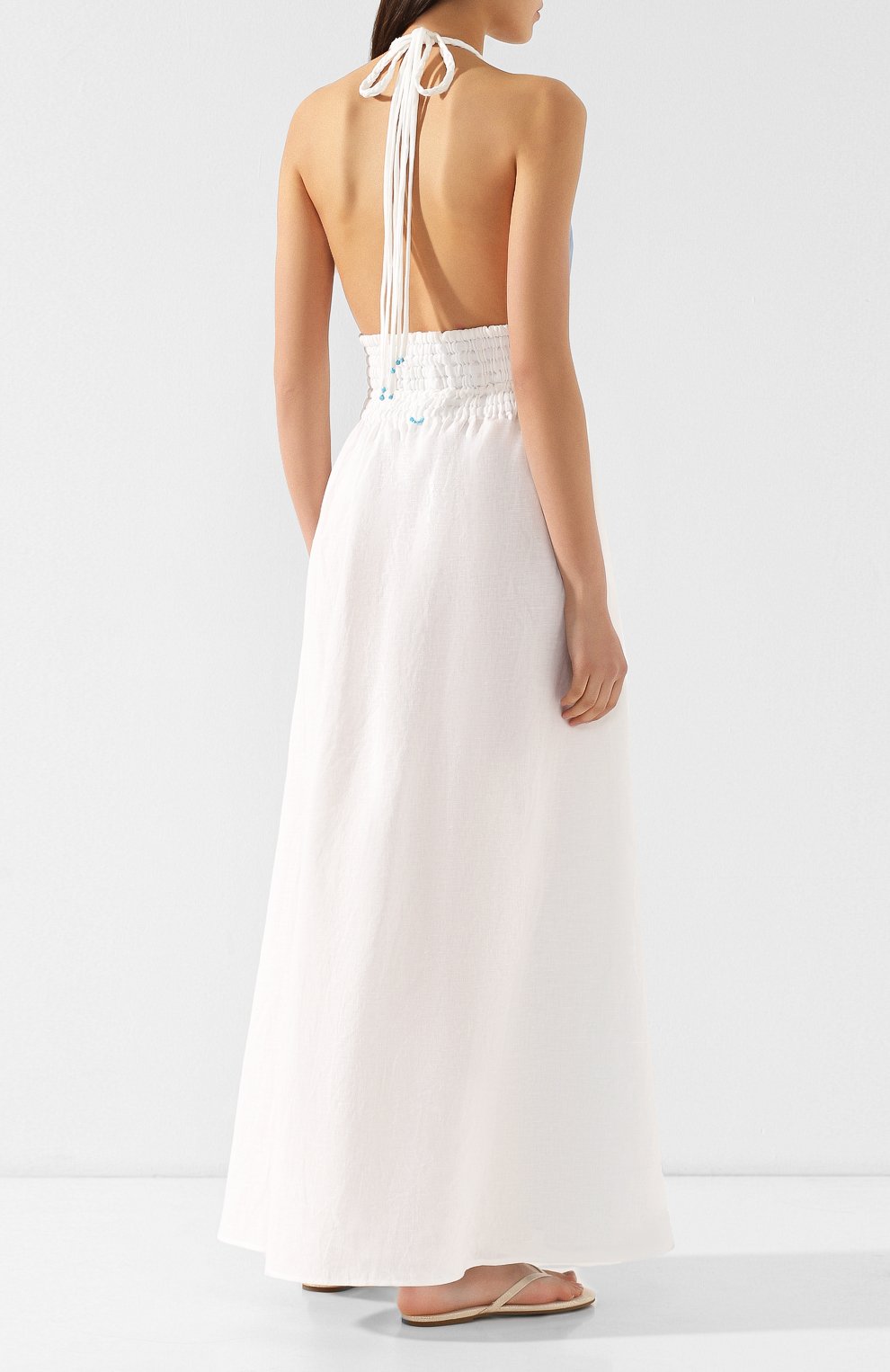 Платье из смеси хлопка и льна A MERE CO разноцветного цвета по цене 39950 руб., арт. AMC/R19050, фото 4 Платье из смеси хлопка и льна A MERE CO, арт. AMC/R19050, фото 4