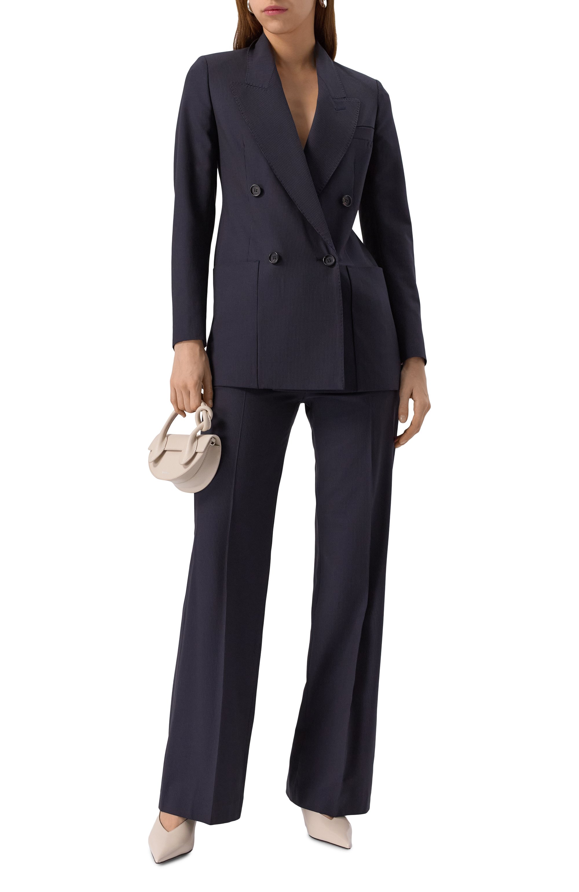 Шерстяные брюки LORENA ANTONIAZZI, арт. P2545PA05A/4858, фото 2