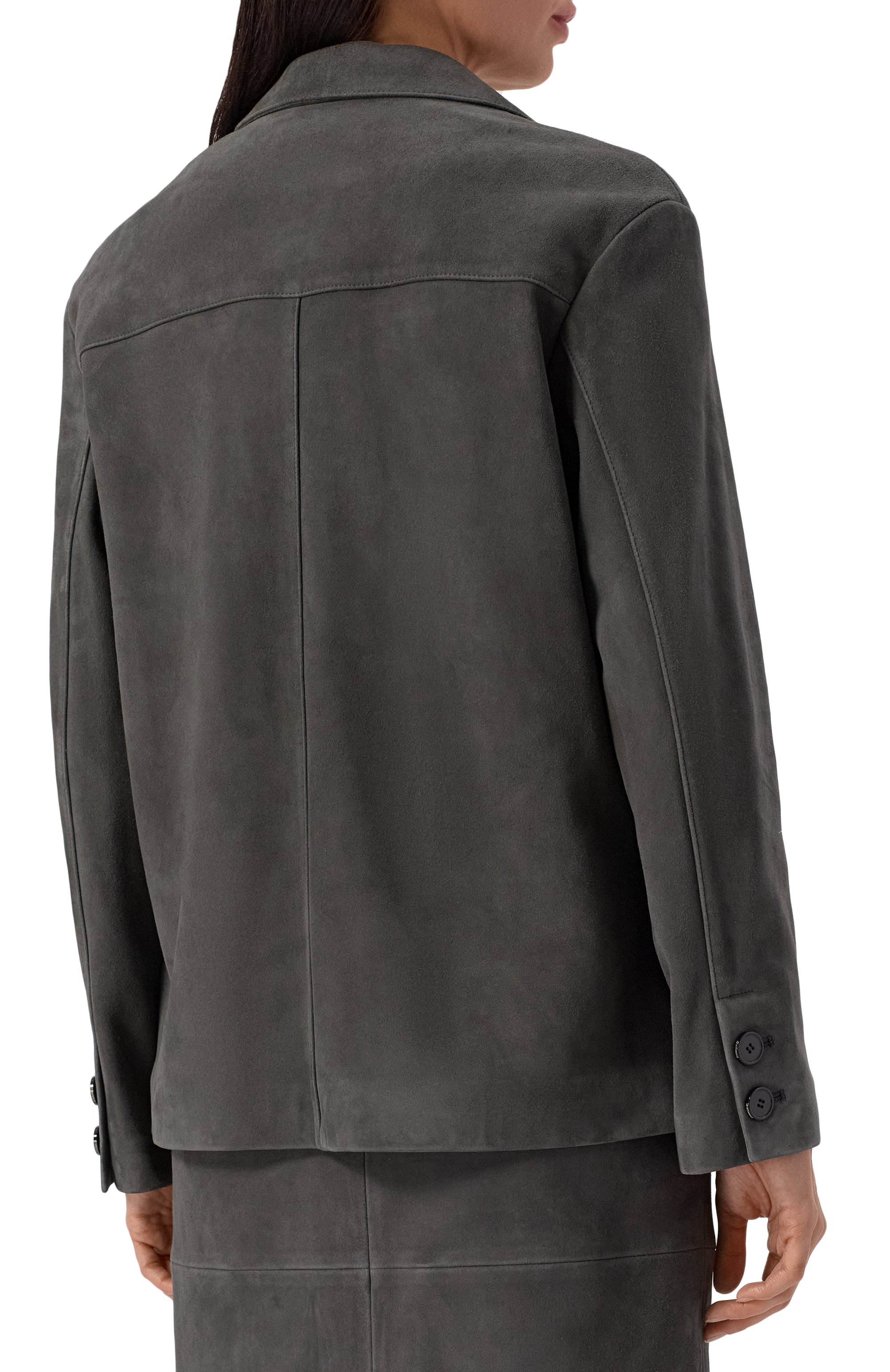 Замшевый жакет 12 STOREEZ, арт. 127349, фото 4