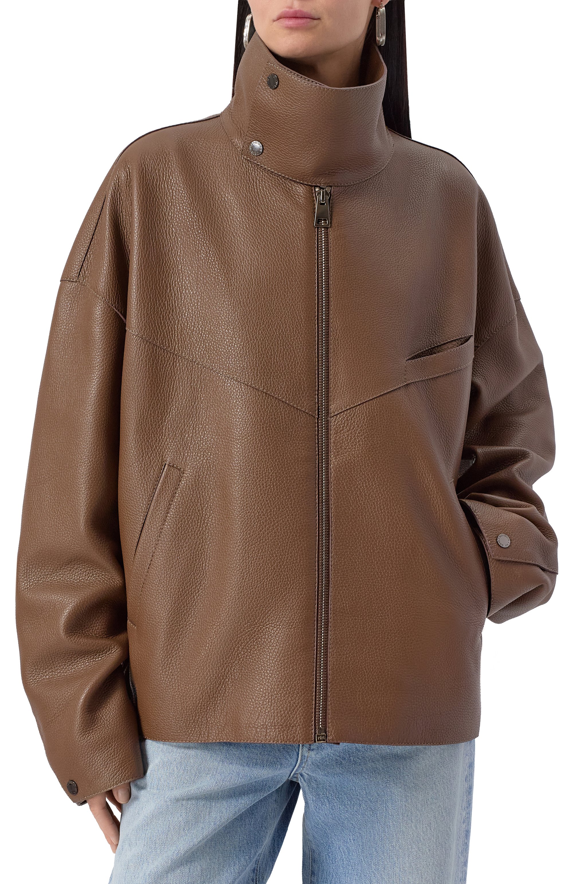 Кожаная куртка MASLOV, арт. Z017, фото 3