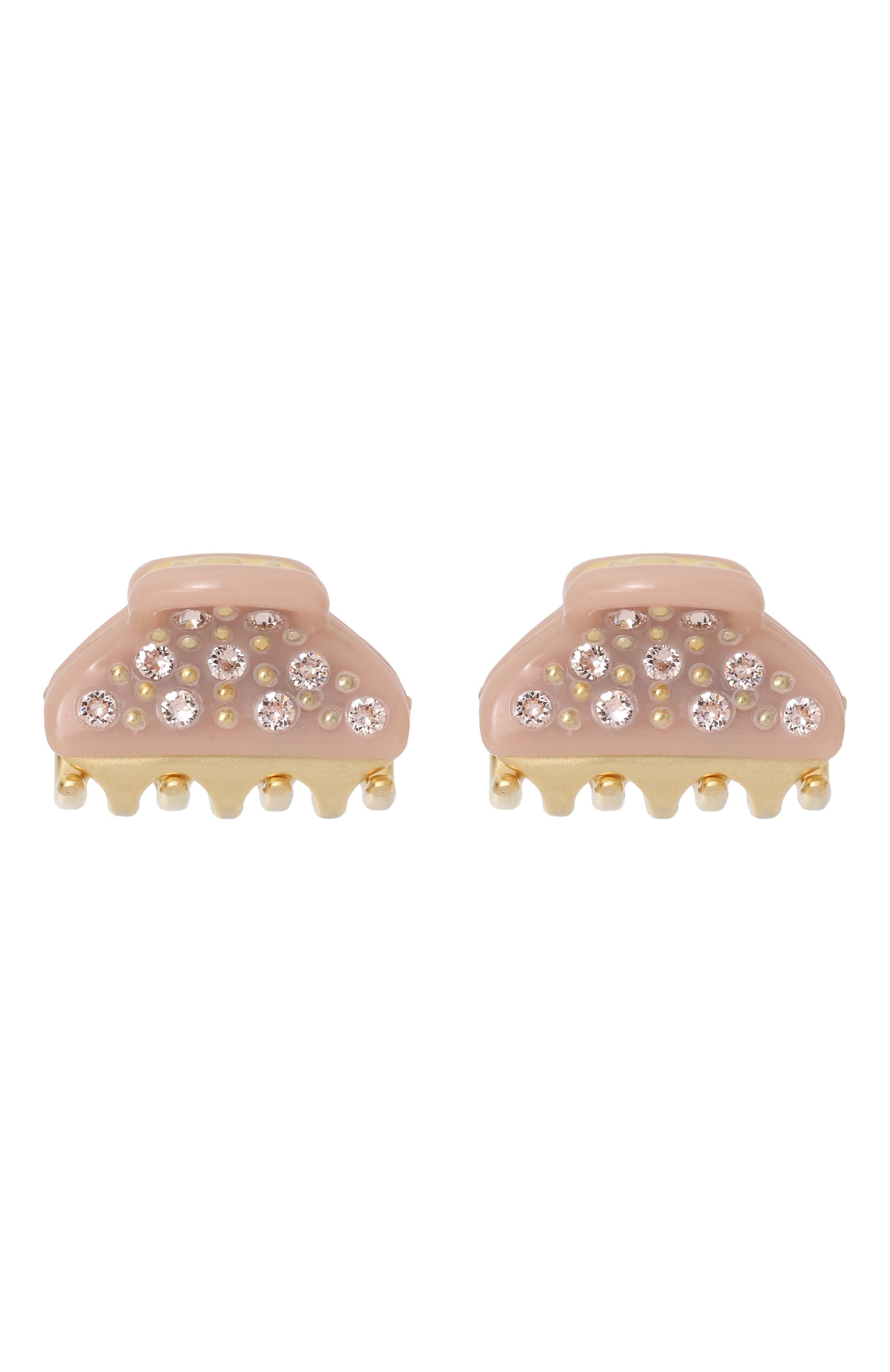 Заколка для волос ALEXANDRE DE PARIS светло-розового цвета по цене 13360 руб., арт. ICCXS-14338-04A22 OQ, фото 2 Заколка для волос ALEXANDRE DE PARIS, арт. ICCXS-14338-04A22 OQ, фото 2