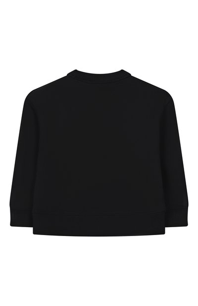 Хлопковый свитшот BURBERRY черного цвета по цене 42650 руб., арт. 8117293, фото 2 Хлопковый свитшот BURBERRY, арт. 8117293, фото 2