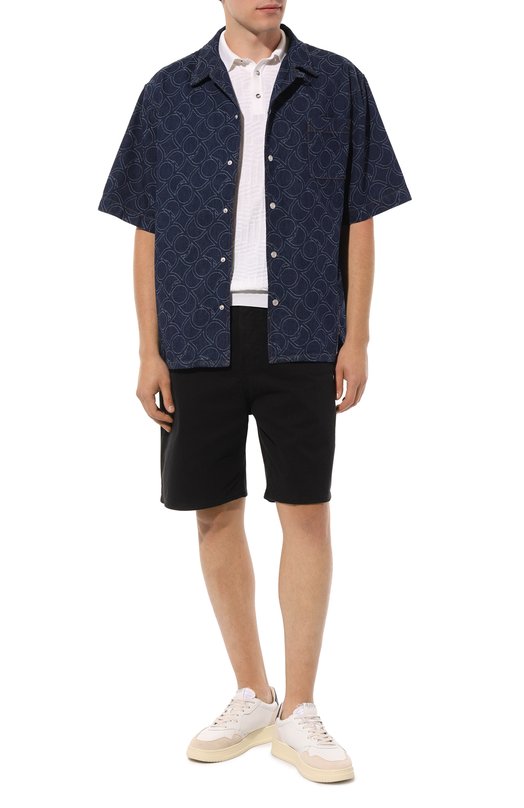 Джинсовые шорты Trussardi Чёрный, фото 2