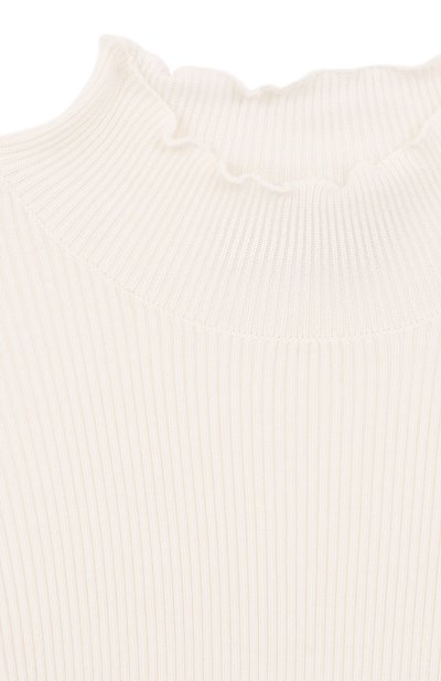 Водолазка из вискозы ERMANNO SCERVINO кремового цвета по цене 14500 руб., арт. SFMA036C, фото 3 Водолазка из вискозы ERMANNO SCERVINO, арт. SFMA036C, фото 3