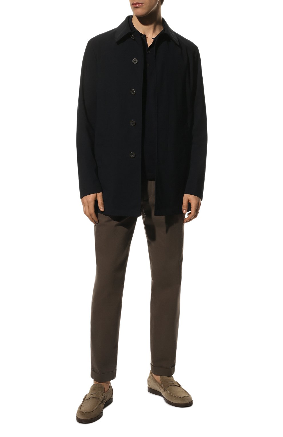 Замшевые пенни-лоферы DOUCAL'S, арт. DU3010SAILUF106DM44, фото 2