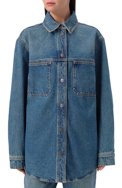 Джинсовая рубашка 12 STOREEZ, арт. 129659, фото 3