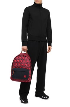 Мужской текстильный рюкзак pierrick MONCLER красного цвета, арт. F2-09A-5A704-00-02SL3 | Фото 2 (Материал: Текстиль; Размер: large; Стили: Кэжуэл)
