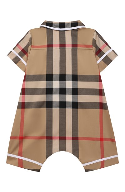 Хлопковый комбинезон BURBERRY, арт. 8048382, фото 2