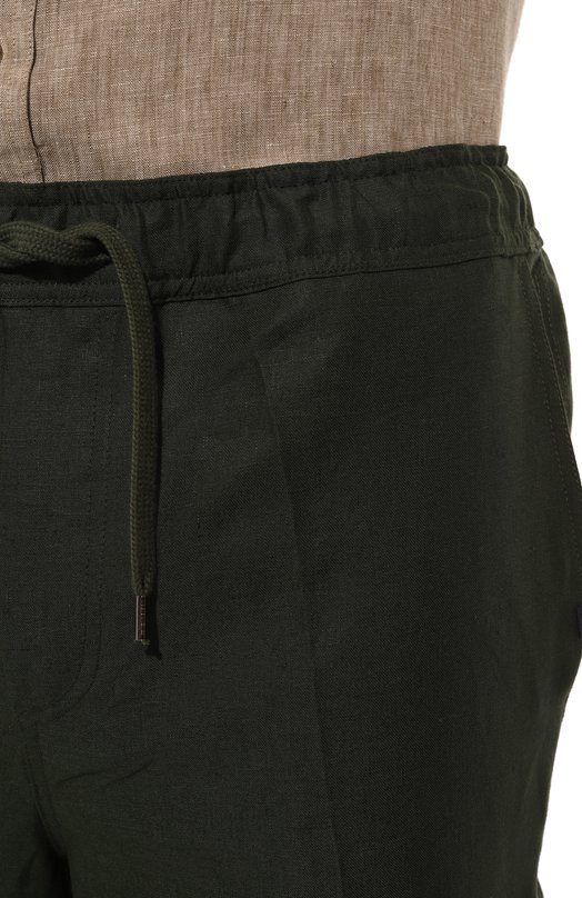 Льняные брюки Derek Rose 9800/SYDN001 Зелёный  9800/SYDN001 Фото 5