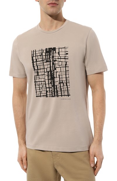 Хлопковая футболка CORNELIANI, арт. 93G590-9325038, фото 3