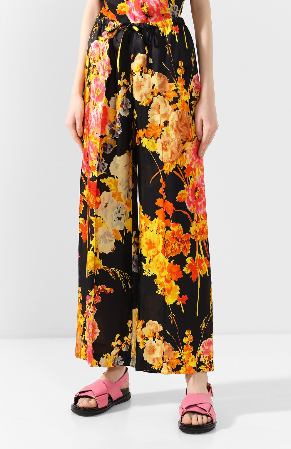 Брюки из вискозы DRIES VAN NOTEN, арт. 201-30983-9404, фото 3