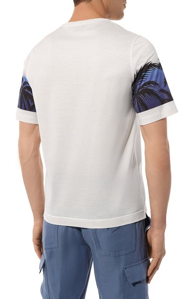 Хлопковая футболка ZILLI, арт. TSR02AM0110VZLF01, фото 4