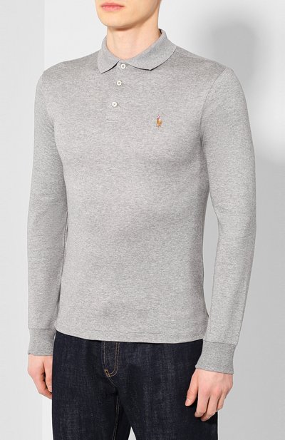 Хлопковое поло POLO RALPH LAUREN, арт. 710743841, фото 3