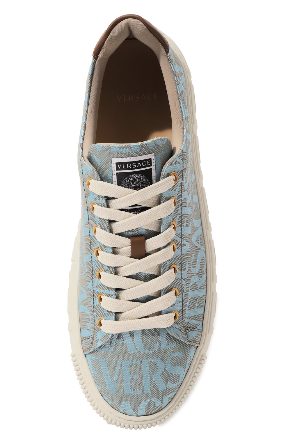 Текстильные кеды greca VERSACE, арт. DSU8404/1A07977, фото 6