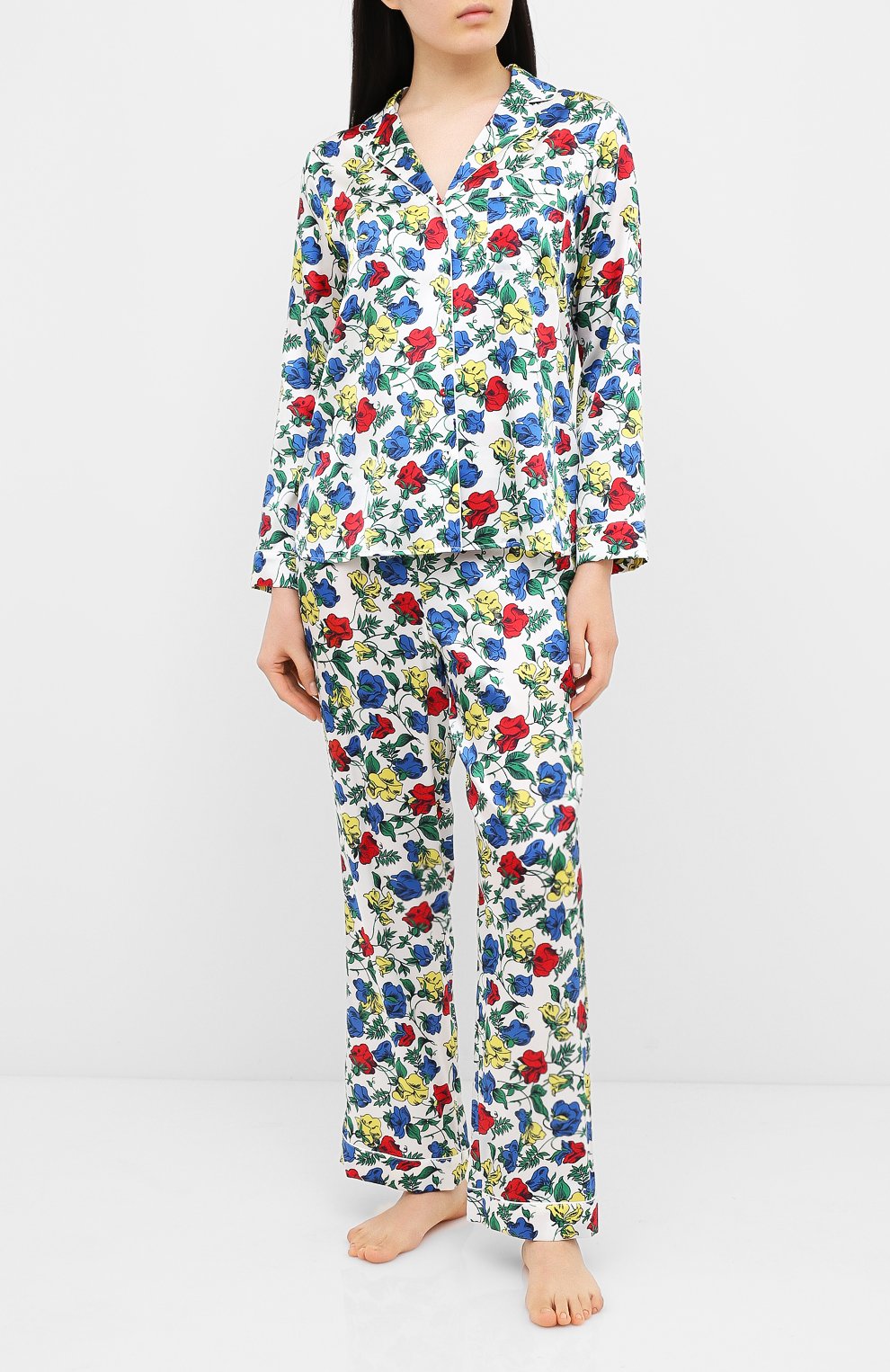 Шелковая пижама YOLKE, арт. SS20-02S-DV-M, фото 1