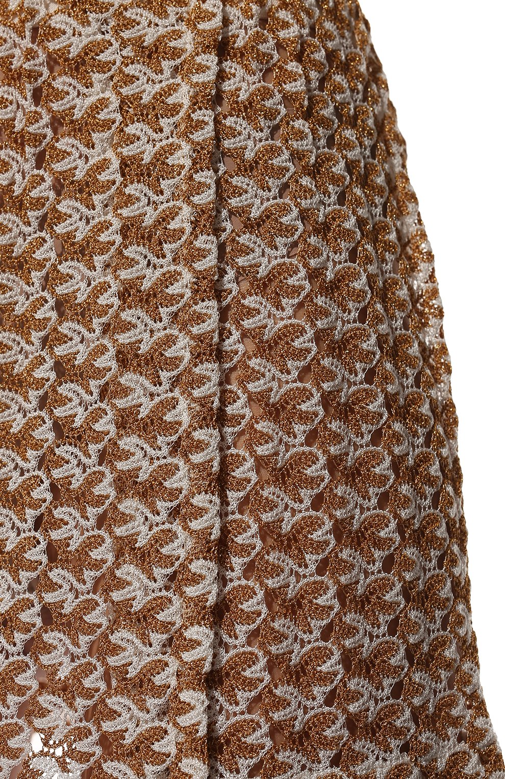 Юбка из вискозы MISSONI золотого цвета по цене 55600 руб., арт. MS22SH08-BR00H0/S206T, фото 5 Юбка из вискозы MISSONI, арт. MS22SH08-BR00H0/S206T, фото 5