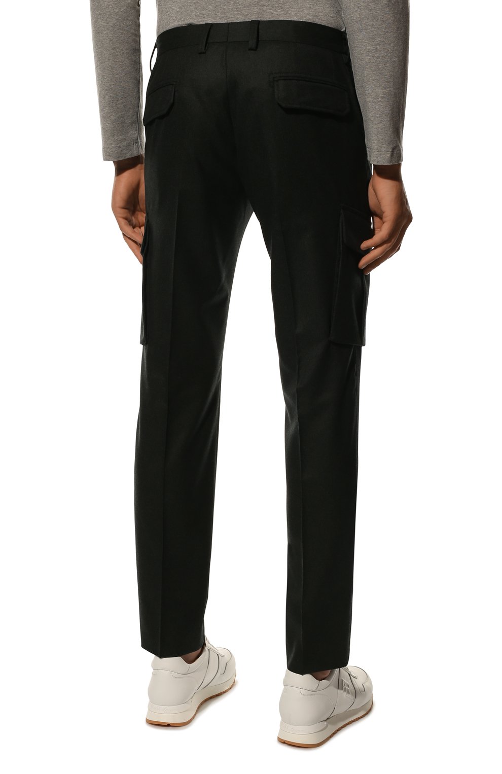 Шерстяные брюки-карго CORNELIANI, арт. 904L02-2818111/00, фото 4