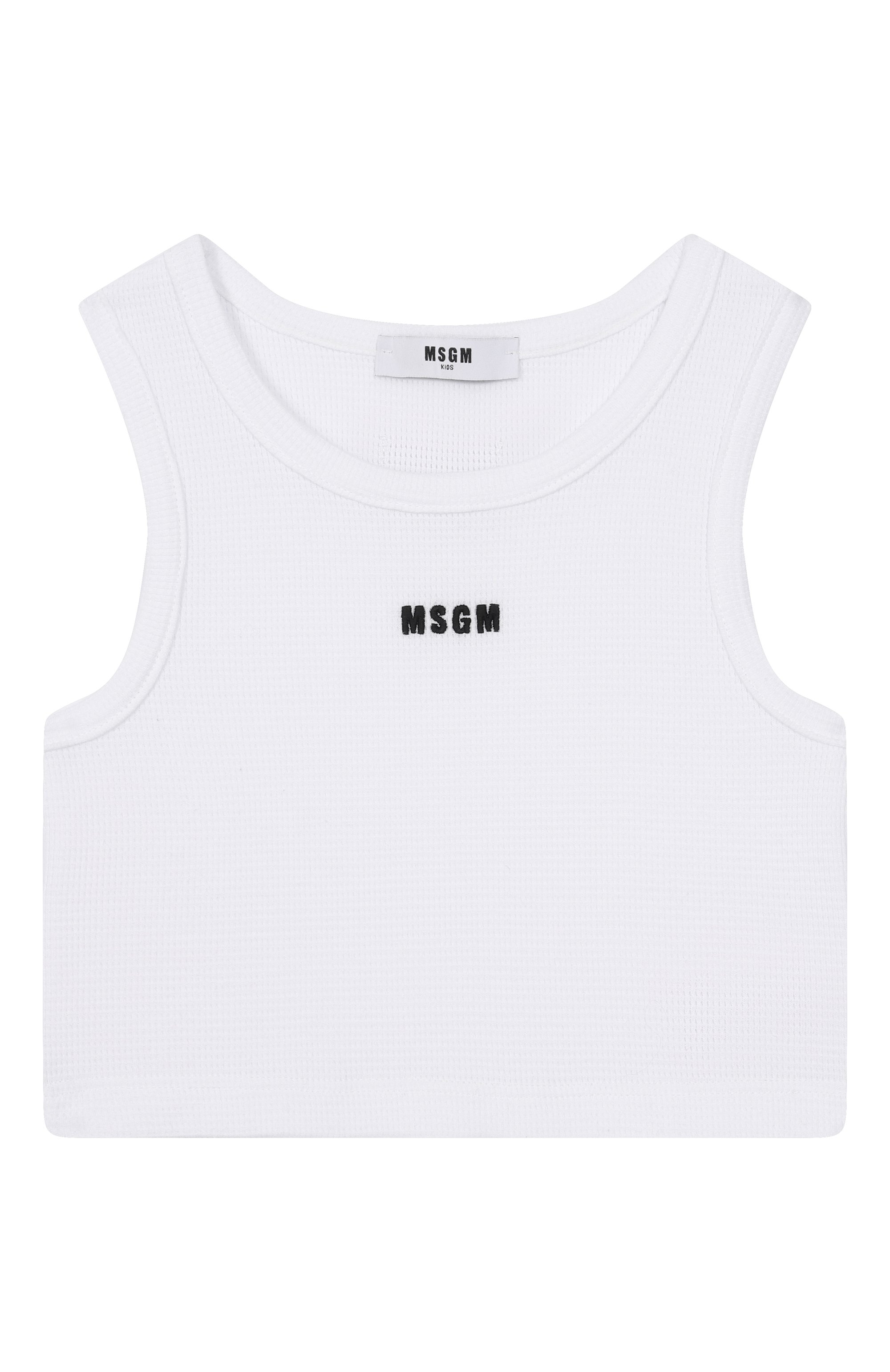 Хлопковая майка MSGM KIDS, арт. S6MSJGTA030, фото 1