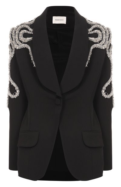 Женский жакет с отделкой кристаллами ZUHAIR MURAD, арт. FJK25001/CRCA019