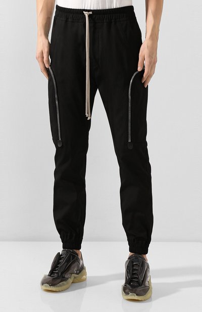 Хлопковые джоггеры RICK OWENS, арт. RU20S7396/TE, фото 3