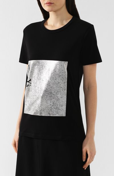 Хлопковая футболка YOHJI YAMAMOTO, арт. YZ-K73-049, фото 3