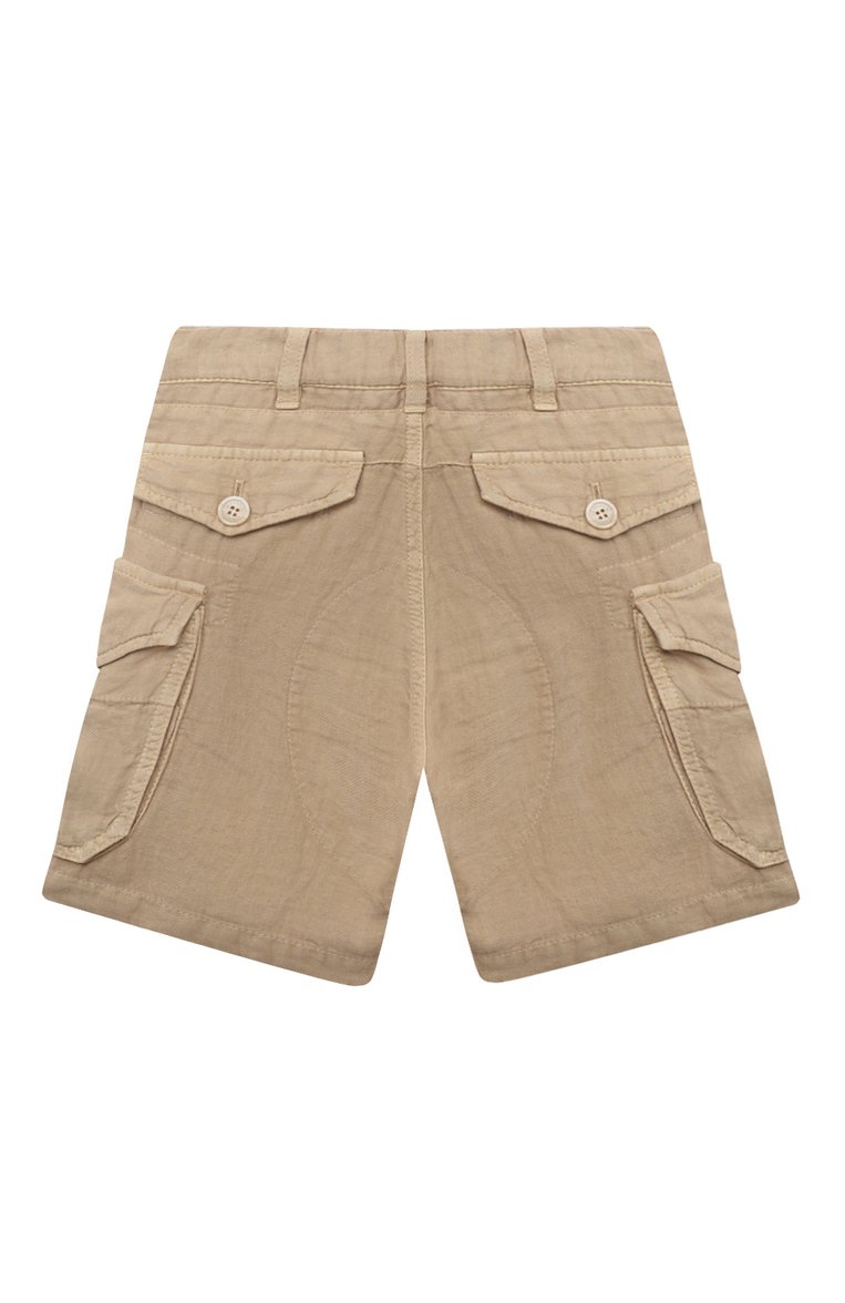 Льняные шорты-карго BRUNELLO CUCINELLI, арт. B243DP900A, фото 2