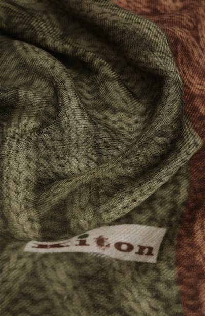 Шарф из шерсти и кашемира KITON, арт. USCIACK0261F15, фото 3