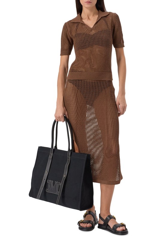 Сумка-тоут Brava Max Mara BRAVABEACH 2516511059 Чёрный  BRAVABEACH 2516511059 Фото 7