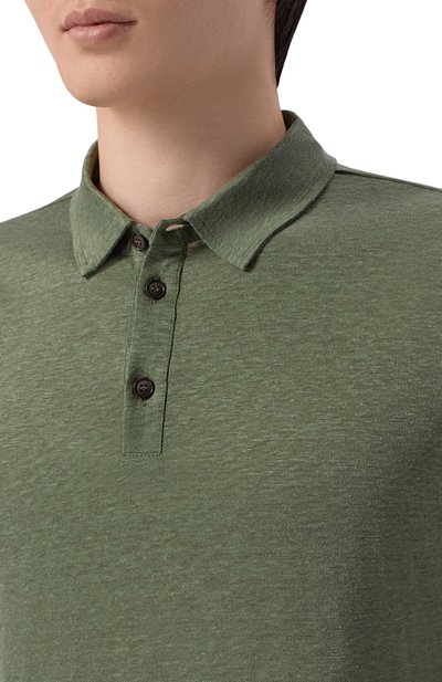 Льняное поло GIORGIO ARMANI, арт. 3RSF80/SJJMZ, фото 5