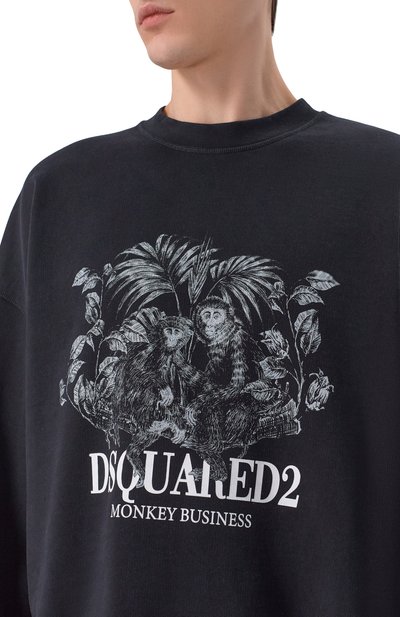 Хлопковый свитшот DSQUARED2, арт. S74GU0946/D25028, фото 5