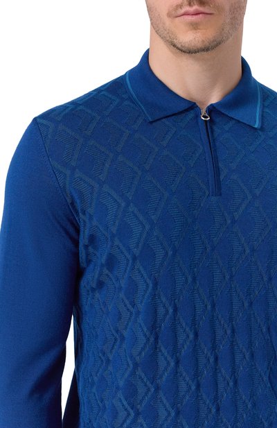 Поло из шерсти и шелка STEFANO RICCI, арт. KE08018P30/E25476, фото 5