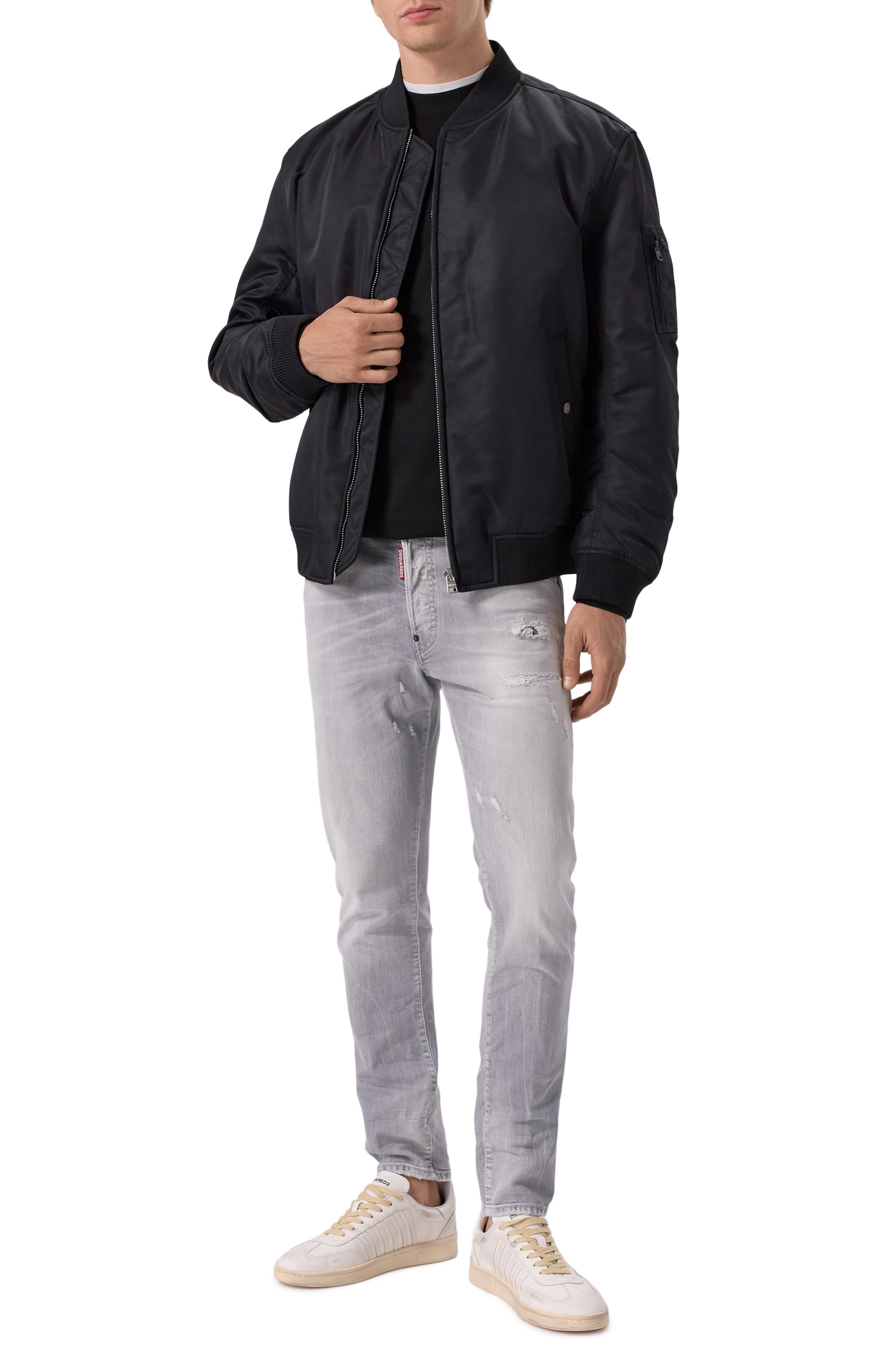 Хлопковый лонгслив HUGO, арт. 50544281, фото 2