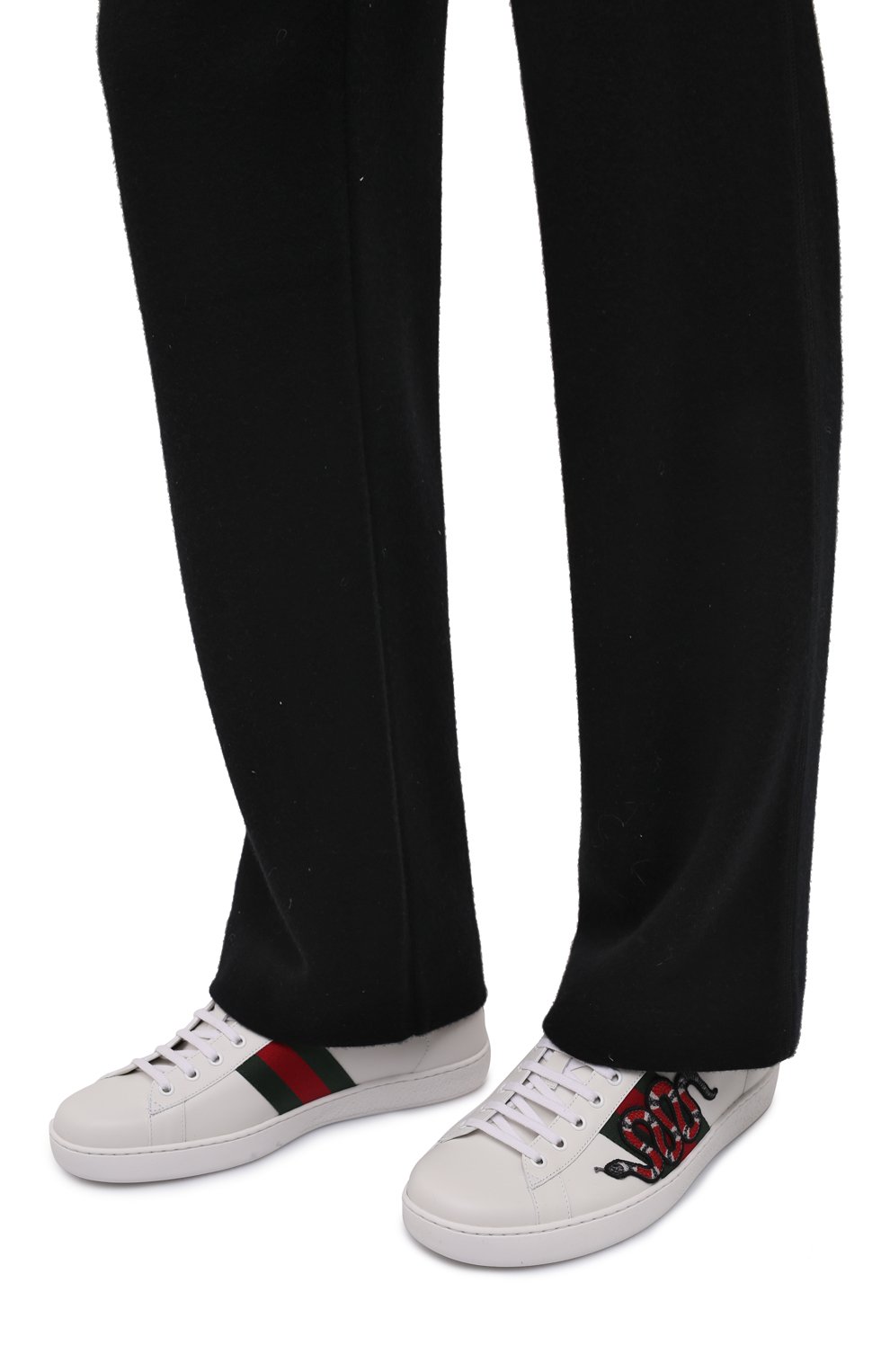 Кожаные кеды ace GUCCI, арт. 456230/02JP0, фото 3