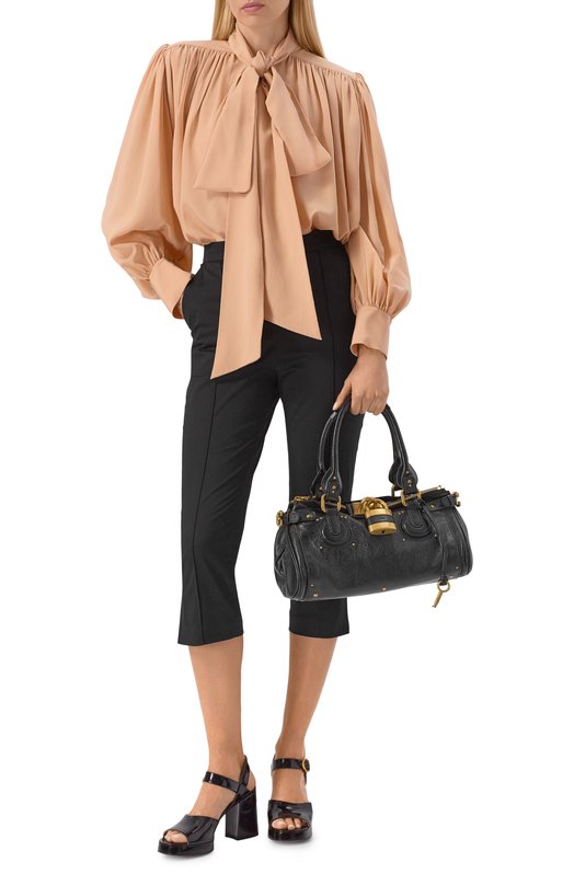 Сумка Paddington Chloé CH25WS802P75 Чёрный  CH25WS802P75 Фото 3