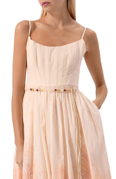 Хлопковое платье ZIMMERMANN, арт. 6881DRS262, фото 4