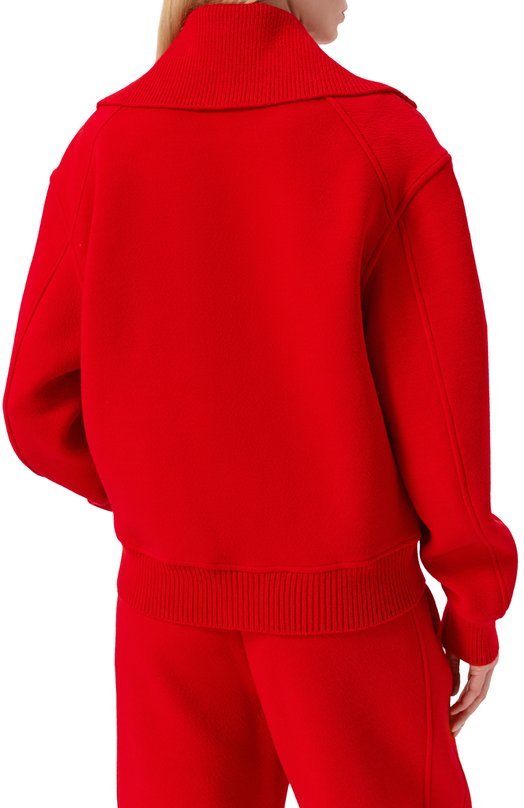 Шерстяной бомбер Jil Sander J02BN0223/J20318 Красный  J02BN0223/J20318 Фото 4