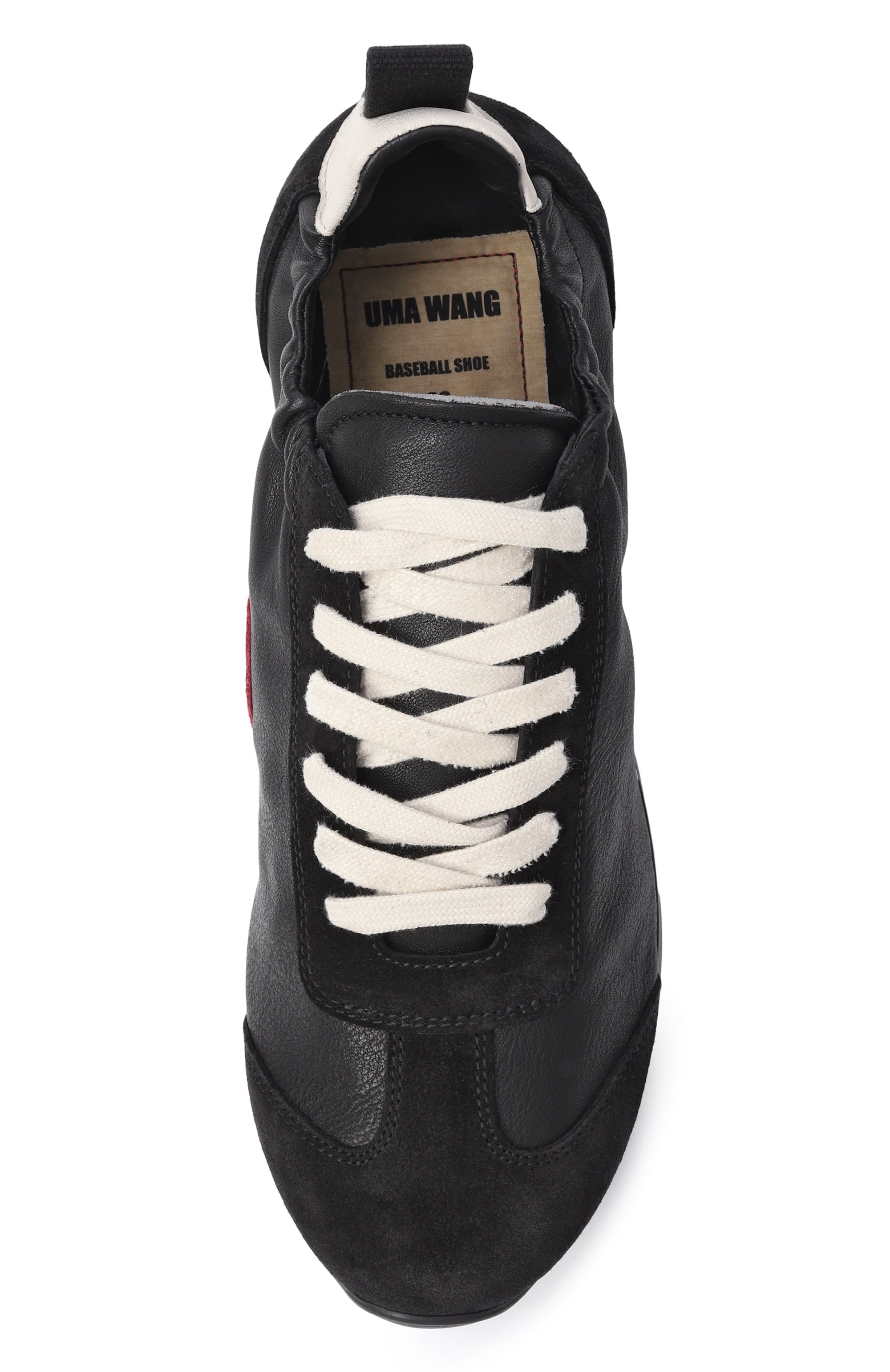 Кожаные кроссовки UMA WANG черного цвета по цене 88950 руб., арт. US9087, фото 6 Кожаные кроссовки UMA WANG, арт. US9087, фото 6