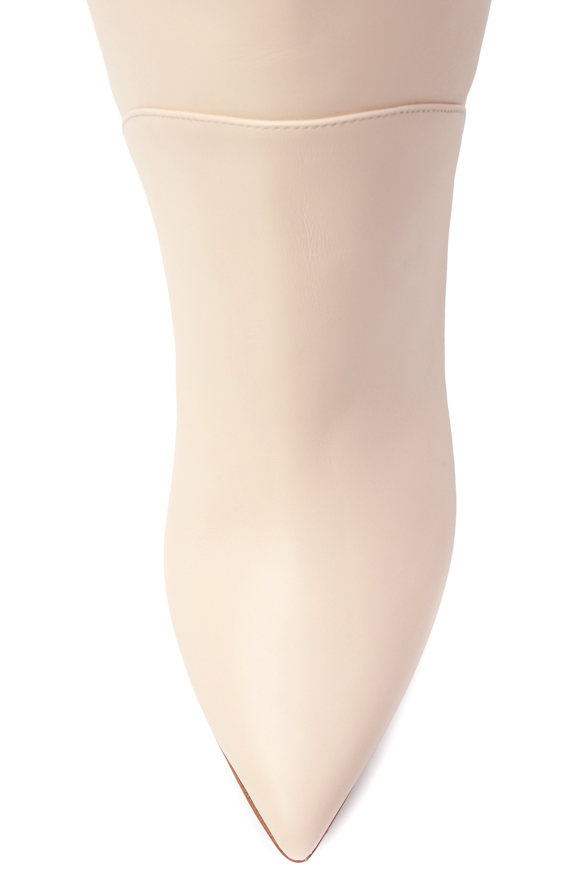 Кожаные полусапоги gaia 85 PARIS TEXAS кремового цвета по цене 99500 руб., арт. PX1503/XVT01, фото 6 Кожаные полусапоги gaia 85 PARIS TEXAS, арт. PX1503/XVT01, фото 6