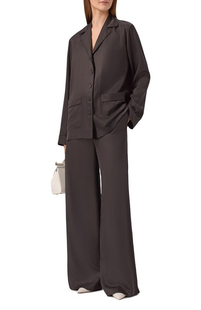 Женские шелковые брюки MVST, арт. M26.2PW.T012/F138