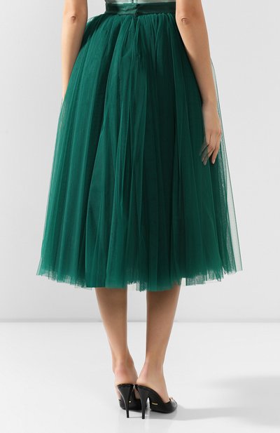 Юбка DOLCE & GABBANA зеленого цвета по цене 171500 руб., арт. F4BRTT/HLM0U, фото 4 Юбка DOLCE & GABBANA, арт. F4BRTT/HLM0U, фото 4