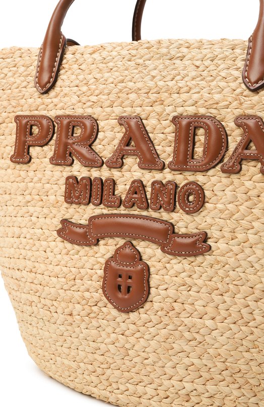 Сумка-тоут Prada 1BG470/2CXQ Бежевый  1BG470/2CXQ Фото 3