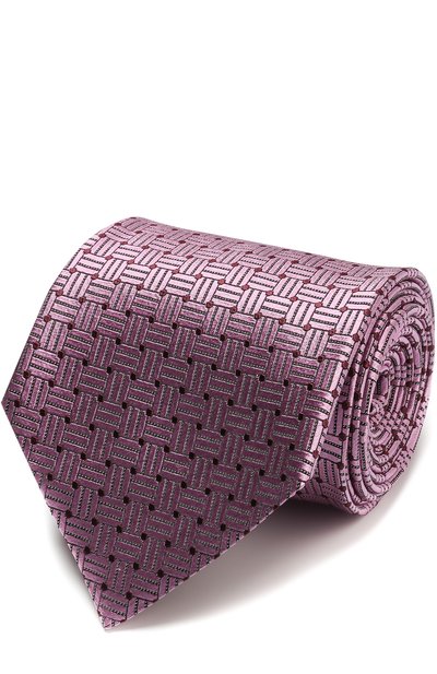 Мужской шелковый галстук с узором ZEGNA, арт. Z9E691XW