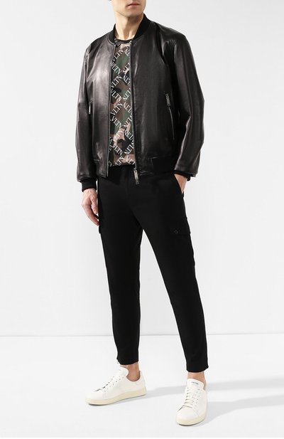 Кожаный бомбер DSQUARED2, арт. S74AM0891/SY1352, фото 2
